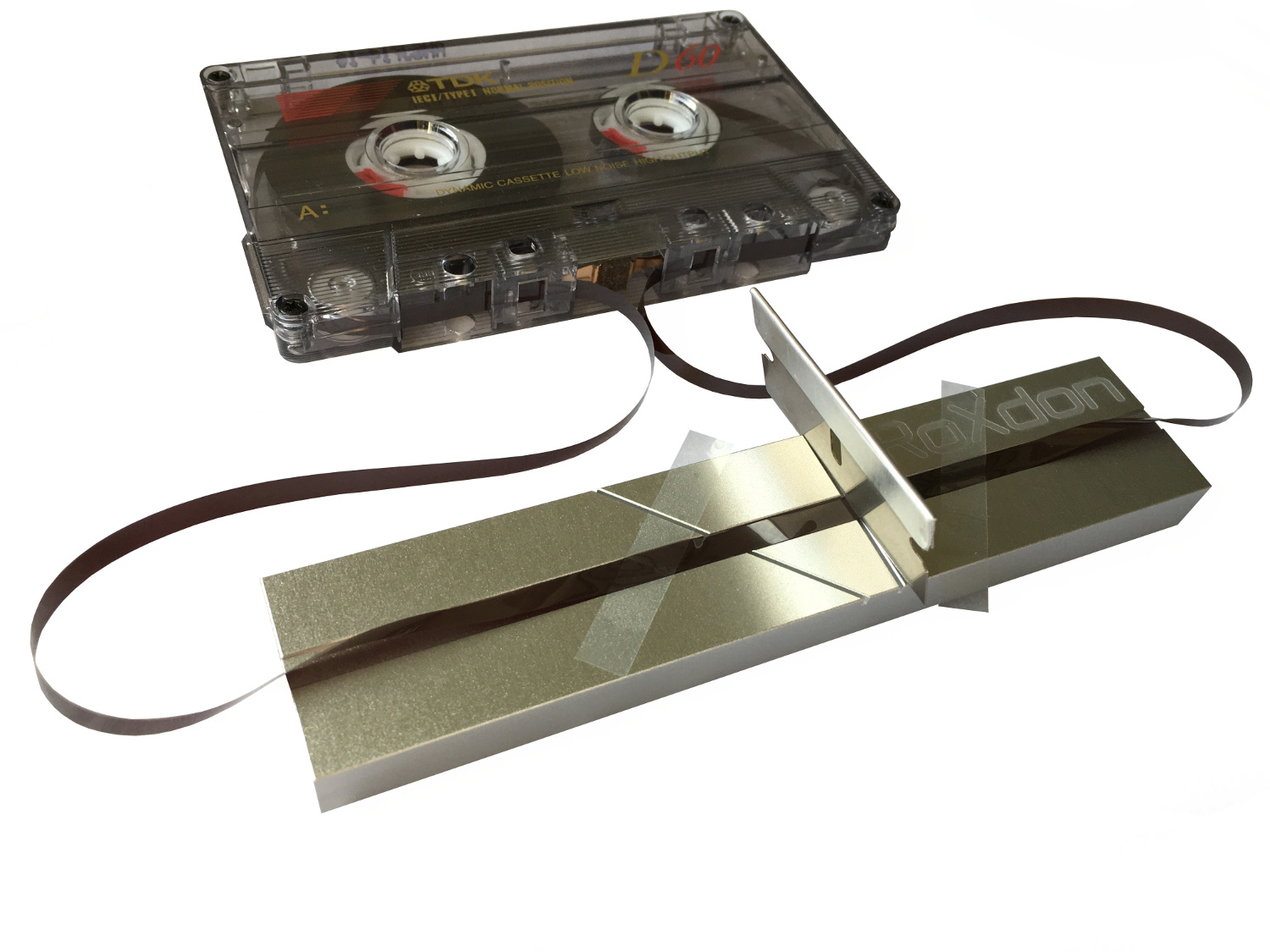 Editing magnetic cassette tape